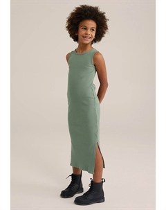 Вязаное платье, оливковый We fashion