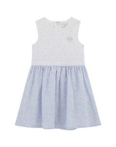 Повседневное платье KURZES FIT AND FLARE, белый Guess