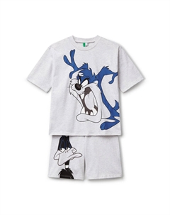 Пижама LOONEY TUNES SET, серый United colors of benetton