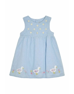 Повседневное платье REGULAR FIT APPLIQUÉ, синий Jojo maman bébé