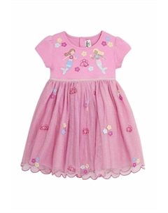 Элегантное платье REGULAR FIT APPLIQUÉ, фуксия Jojo maman bébé