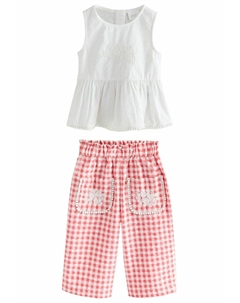 Блуза REGULAR FIT BLOUSE AND TROUSERS CO-ORD SET ., белый Next