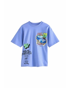 Футболка с принтом REGULAR FIT, фиолетовый Next