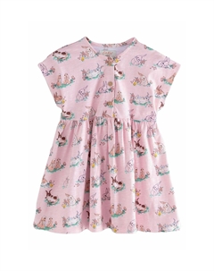 Платье из джерси REGULAR FIT, фуксия Next