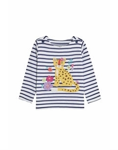 Футболка с длинным рукавом REGULAR FIT, белый Jojo maman bébé