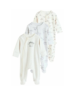 Комбинезон TWO WAY ZIP 3 PACK, серый Next