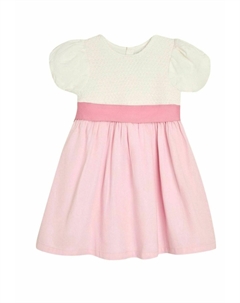 Элегантное платье REGULAR FIT SMOCKED, фуксия Jojo maman bébé