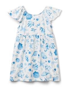 Повседневное платье WITH SHELLS, светло-голубой United colors of benetton