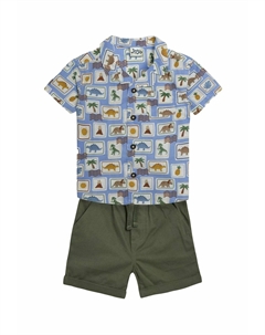 Рубашка SET, зеленый Jojo maman bébé