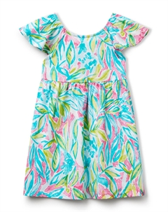 Повседневное платье WITH TROPICAL, зеленый United colors of benetton