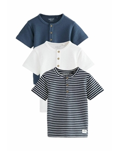 Базовая футболка 3 PACK, синий Next