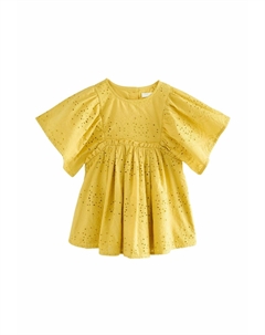 Повседневное платье SLEEVE BRODERIE, желтый Next