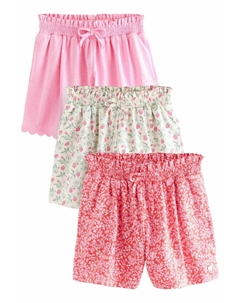 Шорты REGULAR FIT SHORTS 3 PACK ., фуксия Laura ashley