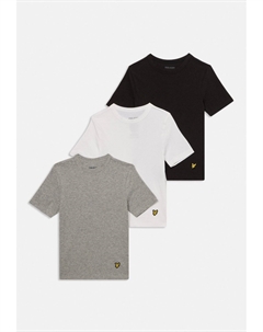 Базовая футболка 3 PACK, черный Lyle & scott
