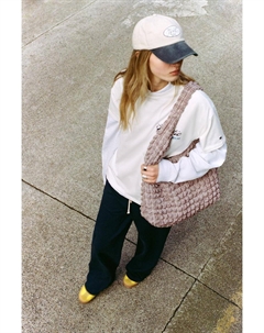 Сумка-Шоппер с мягкой подкладкой, розовый Pull & bear