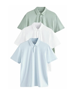 Поло THREE PACK, синий Next