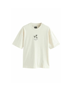 Футболка с принтом, белый Next