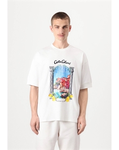 Футболка с принтом UNISEX, кремовый Carlo colucci