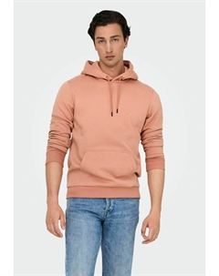Толстовка с капюшоном ONSCERE, лососево-розовый Only & sons