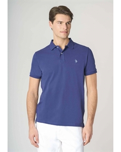 Поло A MANICHE CORTE, синий U.s. polo assn.