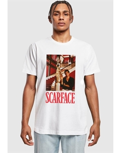 Рубашка с принтом SCARFACE FOUNTAIN, белый Merchcode