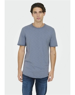 Футболка ONSBENNE LONGY TEE, синий Only & sons