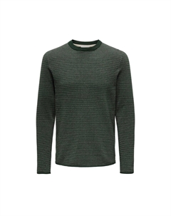 Джемпер 12 STRIPE CREW, цвет Grün Only & sons