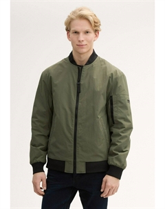 Куртка-бомбер MIT TASCHEN, оливковый Tom tailor denim