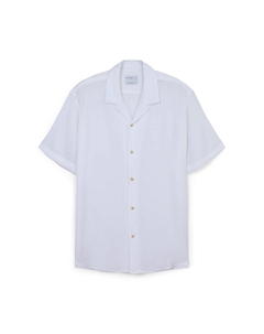 Рубашка BOWLING STROPICCIATO, слоновая кость Calliope