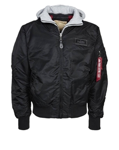 Куртка-бомбер, черный Alpha industries
