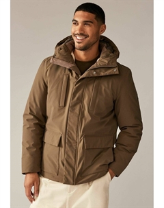 Зимняя куртка BORG LINED SHOWER RESISTANT POCKET, бежевый Next