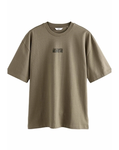 Рубашка с принтом, хаки Next