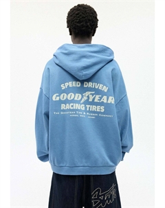 Толстовка на молнии GOODYEAR, синий Pull & bear