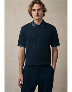 Поло SMART, цвет Mottled Dark Blue Next