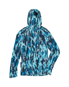 Флисовая худи с принтом Fish elite, мультиколор Under armour