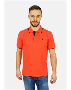 Поло SHORTSLEEVE FASHION, светло-красный U.s. polo assn.