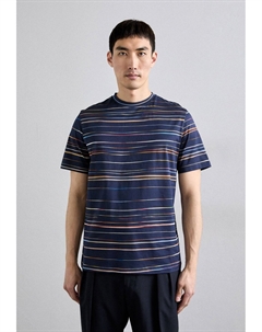 Рубашка с принтом STRIPE, темно-синий Paul smith