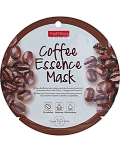 Тканевая маска с кофейной эссенцией 18г Purederm