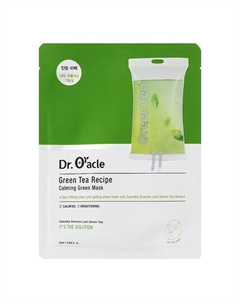 Рецепт зеленого чая Успокаивающая зеленая маска - 25 мл Dr. oracle