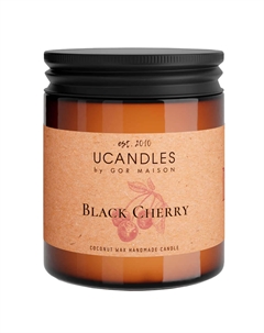 Ароматическая свеча с ароматом черешни Chez Maman Black Cherry Ucandles