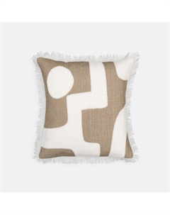 Чехол на подушку из 100 льна Kinabe бежевый Laredoute