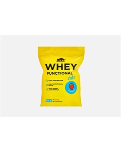 Коктейль протеиновый Whey Functional Shake, Клубника 900 г Prime kraft