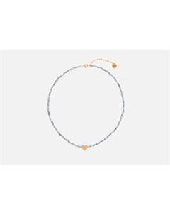 Чокер Из циркона синего цвета с сердечком 1 шт Mr&mrs wolf