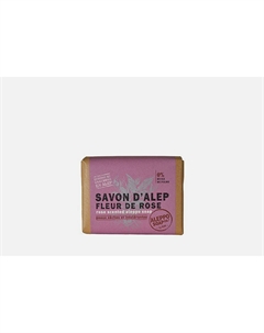 Алеппское мыло с ароматом розы Savon d'Alep Fleur de Rose 100 г Tade