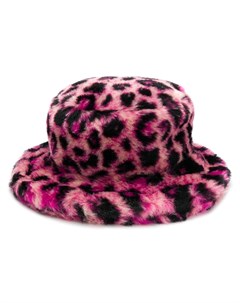 Alberta ferretti шляпа с леопардовым принтом один размер розовый Alberta ferretti