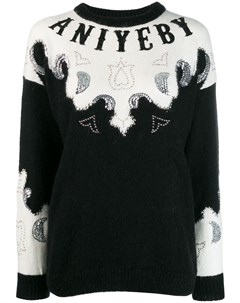 Декорированный свитер с логотипом Aniye by
