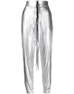 Mia iam укороченные брюки с эффектом металлик 42 Mia-iam