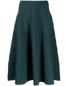 Cedric charlier плиссированная трикотажная юбка 42 зеленый Cedric charlier