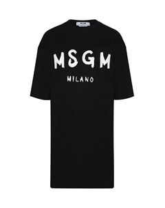 Платье-футболка мини Msgm