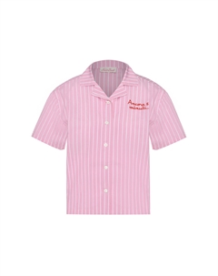 Рубашка в полоску, пижамный стиль Saint barth